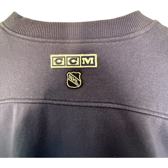 NHL Toronto Maple Leafs Blue Sweatshirt Heavyweight Crewneck Spell out Hockey - Picture 3 of 10